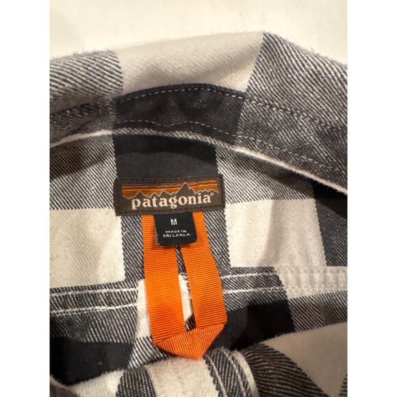 Patagonia Farriers Work Shirt Mens Sz Medium Buffalo Plaid Hemp Blend Button Up - Picture 5 of 10